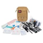 Ultimate Survival First Aid Kit in Tactical MOLLE Bag - 65 Piece Emergency Supplies